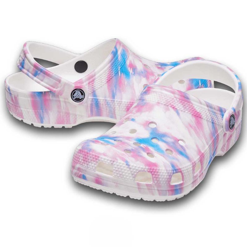 Crocs Classic Dream Clog White/Multi UK 5-6 EUR 38-39 US M6/W8 (207567-94S)